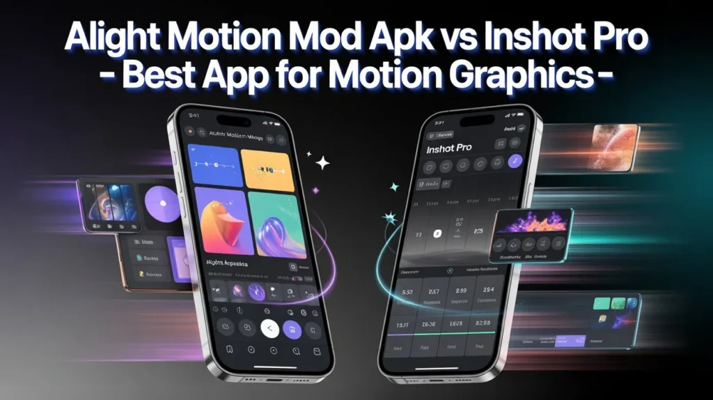 Alight Motion Mod APK vs InShot Pro – Best App for Motion Graphics