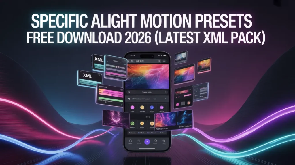 Specific Alight Motion Presets Free Download