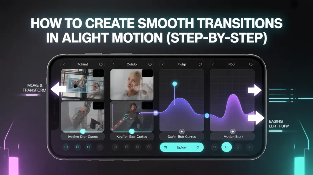 How to Create Smooth Transitions in Alight Motion (Step-by-Step