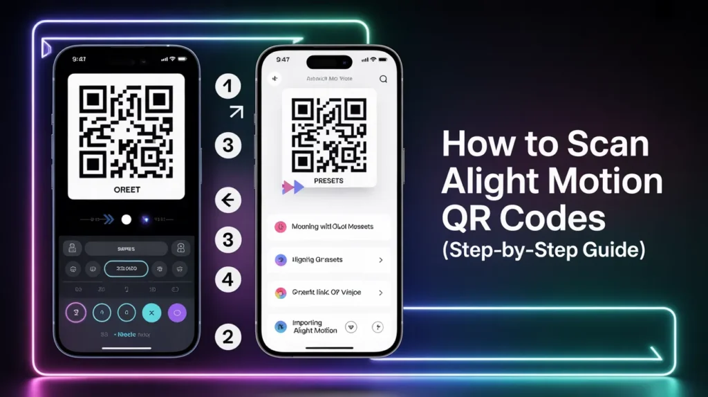 Step-by-Step: How to Scan Alight Motion QR Codes
