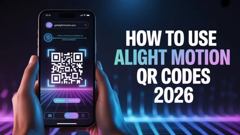 How to Use And Import Alight Motion QR Codes in 2026