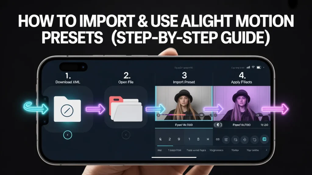 How to Import Alight Motion Presets (Step-by-Step Guide)
