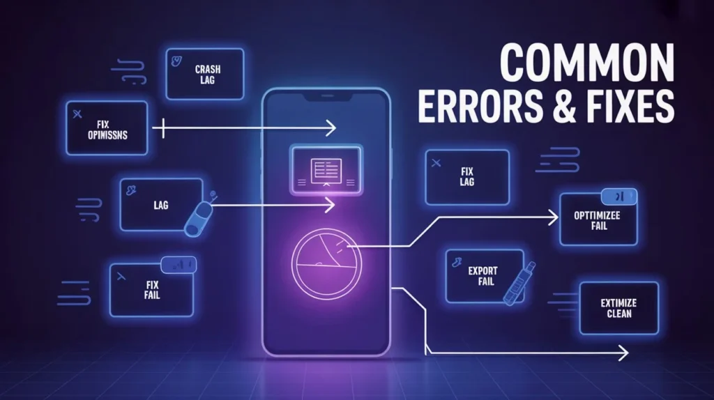 Common Alight Motion Mod APK Errors and Fixes