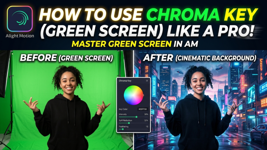 How to Use Chroma Key in Alight Motion